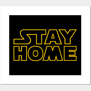 Stay Home Posters and Art